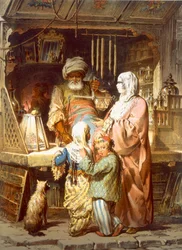 Süßigkeitenverkäufer, 1865